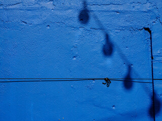 Blue shadow background