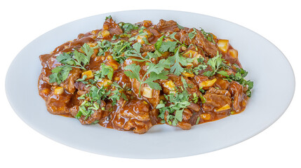 Plat asiatique Boeuf Thai