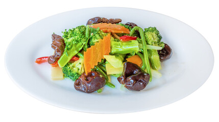 Plat asiatique Brocolis saut&eacute;s