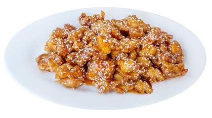 Plat asiatique Poulet au caramel