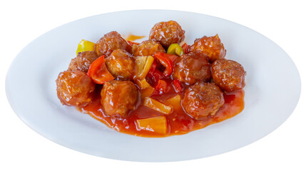 Plat asiatique Boulettes de boeuf