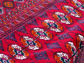 Turkmen tribal teke carpet
