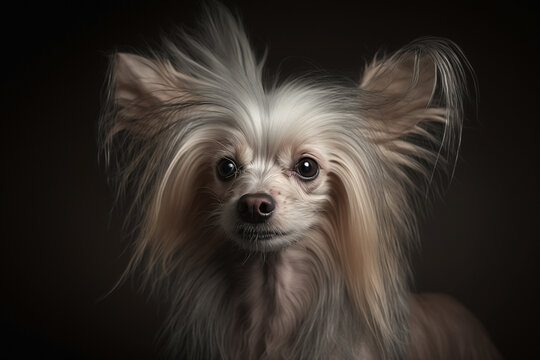 Stunning Studio Photos of a Chinese Crested Dog: Capturing the Elegance and Grace of this Unique Breed