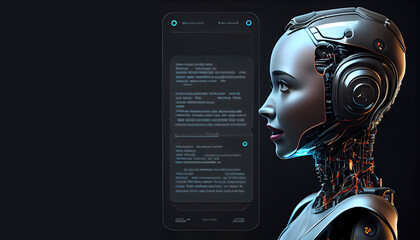 Artificial intelligence chatbot. CHATgpt conversation method. Conversational OpenAI, digital media, language model. Generative AI