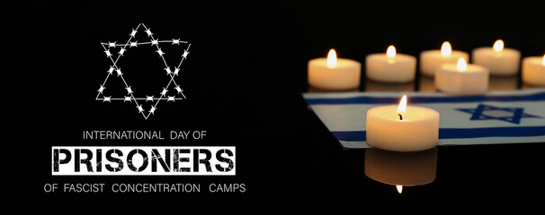 Banner for International Day of Prisoners of Fascist Concentration Camps