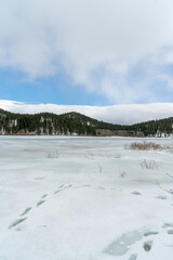 Spooner Lake Nevada State Park during the winter season