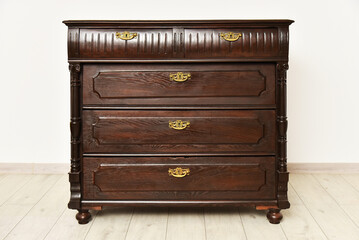 Old furniture chest of drawers