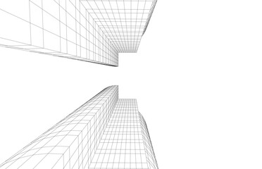 Fototapeta premium modern architecture background