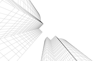 Fototapeta premium abstract architectural background