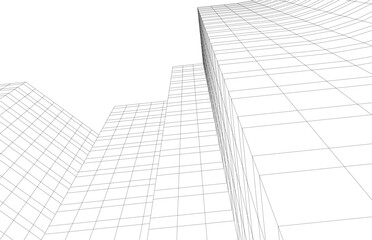 Fototapeta premium modern architecture concept