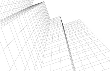 Fototapeta premium building isolated