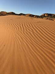 sand dunes in the desert