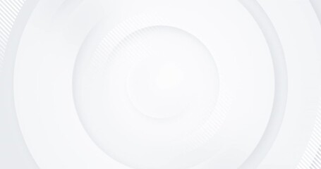 4k light grey white gradient seamless looped animated background. 3d circle rings minimal animation with diagonal abstract lines pattern.  Blank elegant universal frame. Digital soft geometric stripes - Powered by Adobe