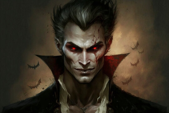 Tanned vampire Generative AI
