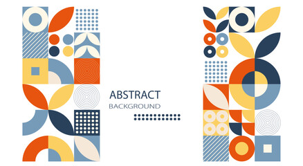 Abstract geometric modern vector background.