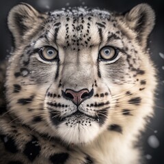 Fototapeta na wymiar Leopard portrait 