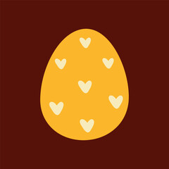 Happy Easter egg illustration