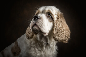 Stunning Clumber Spaniel Studio Photoshoot: Capturing the Charm and Grace of this Majestic Breed