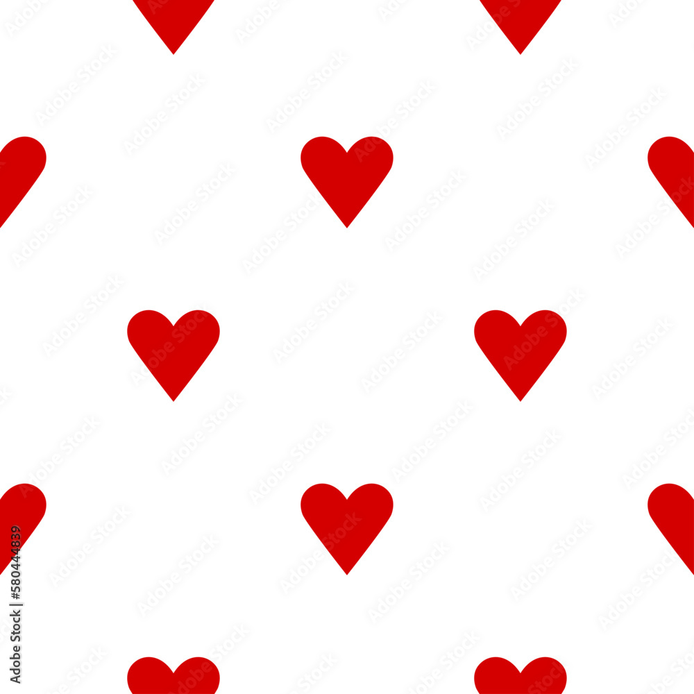 Aufkleber seamless texture pattern with heart icon symbol. vector image.