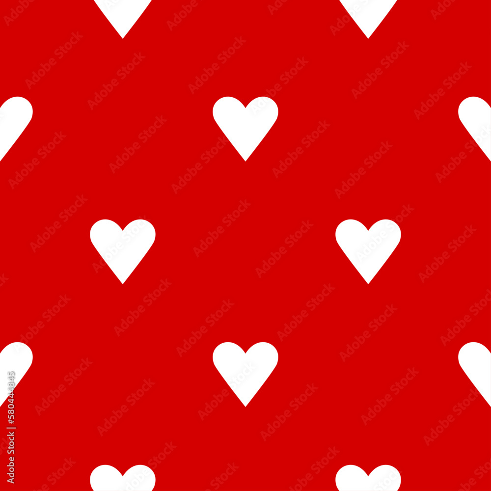 Aufkleber seamless texture pattern with heart icon symbol. vector image.