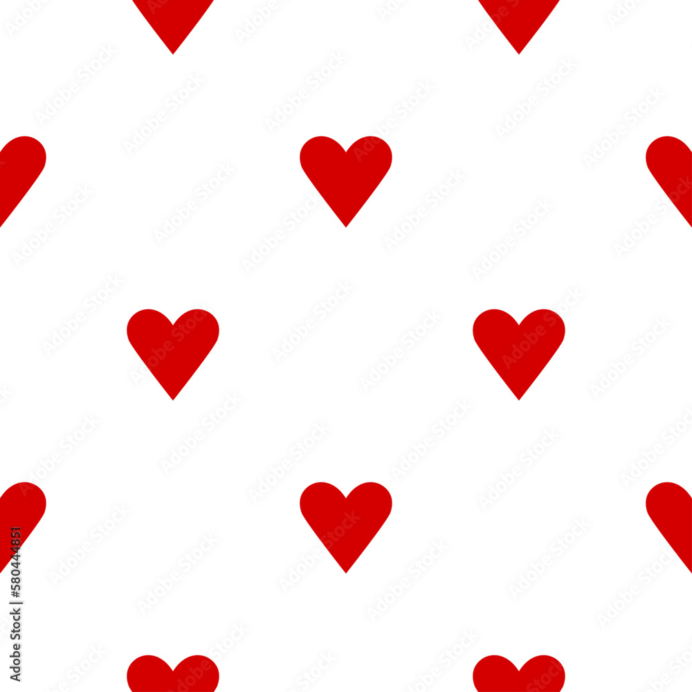 Aufkleber seamless texture pattern with heart icon symbol. vector image.