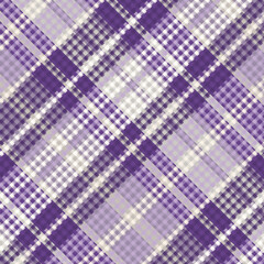 Seamless tartan plaid pattern with texture and pastel color.