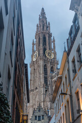 Antwerp Cathedral of our Lady street view