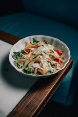 salad with shrimps