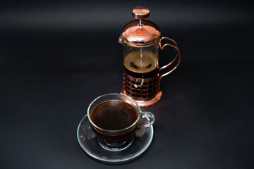 Cup of Coffee with French Press