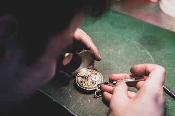 Traditional gold jeweler