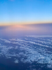 clouds over the sea