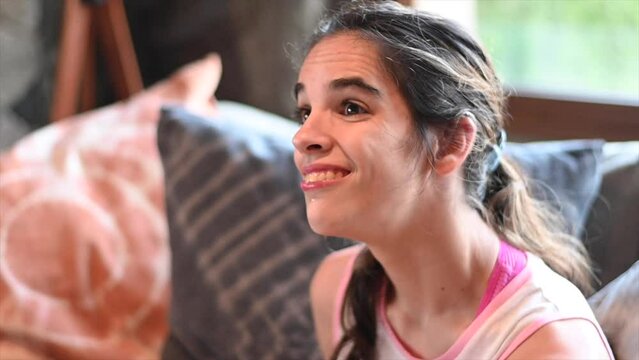 Breaking Barriers: A Caucasic Woman with Hearing Loss in the Workplace