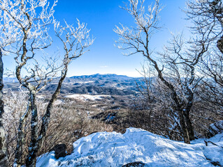 landscapes and winter scenes at beech mountain north carolina