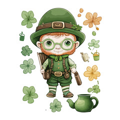 st patricks day leprechaun