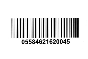 bar code isolated on white