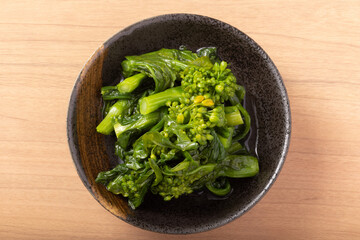 菜の花の浅漬け