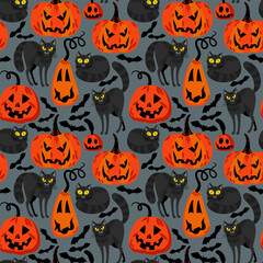 seamless pattern background for halloween