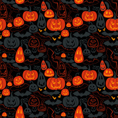 seamless pattern background for halloween
