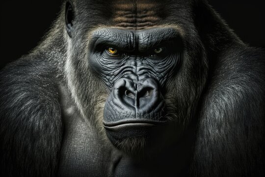 A picture of a gorilla. Generative AI