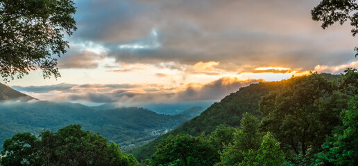 beautiful nature landscape scenes at maggie valley north carolina