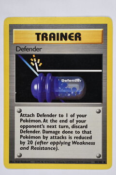 Pokemon Trading Card, Defender.