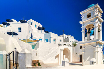 Fototapeta premium church in oia city