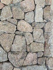 detalle de un muro de piedra