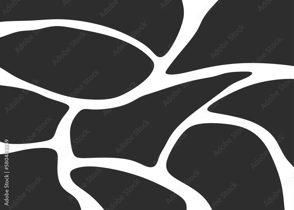 Poster abstract background with wavy line pattern
