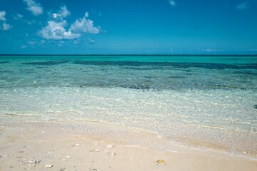 The ocean as seen from the beach in Miyakojima