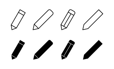 Pencil icon vector for web and mobile app. pen sign and symbol. edit icon vector