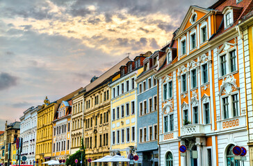 Fototapeta na wymiar Architecture of the old town of Goerlitz in Germany