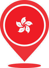 pin mark location of Hong Kong 2023031140