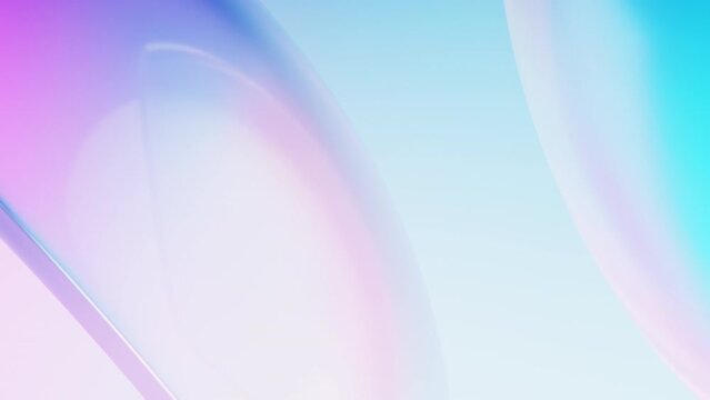 Gradient transparent geometry background, 3d rendering.