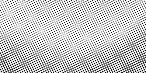 abstract Halftone vector background black and white dots shape